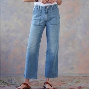 NWT Joe’s Denim Jeans The Blake High Rise Wide Leg Crop Utility Tenaya Size 27